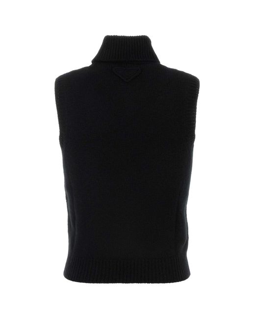 Prada Black Sweaters