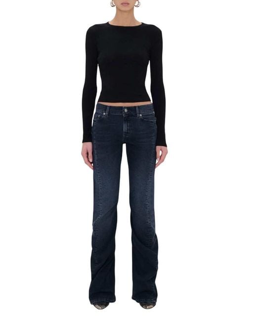 Haikure Blue Gery Denim Luna Nera