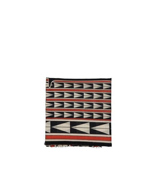 Lanvin Black Wool Scarf