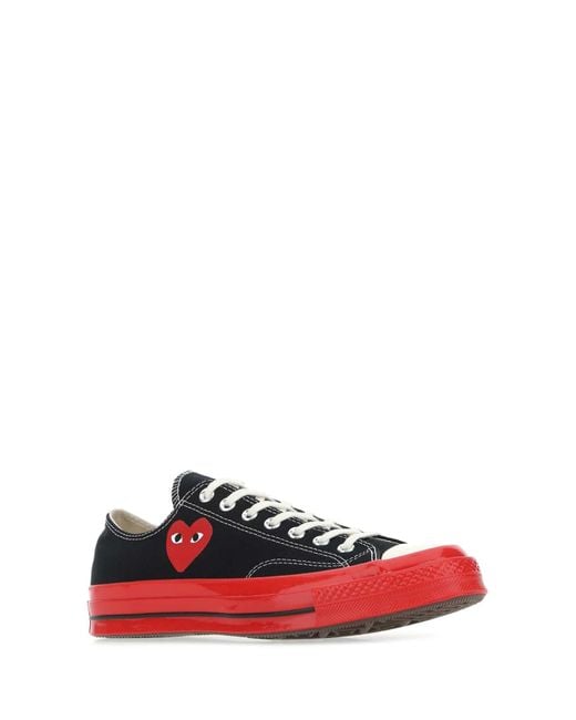 COMME DES GARÇONS PLAY Red Sneakers