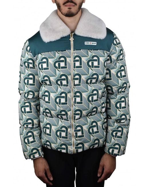 Casablanca Gray Quilted Monogram Jacket