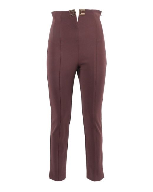 Elisabetta Franchi Red Trousers