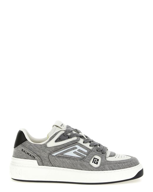 Balmain White B-Court Skate Sneakers for men