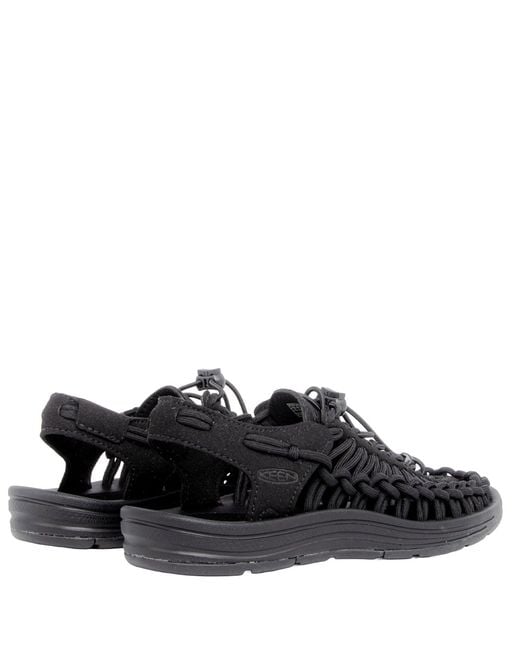 Keen Black Uneek Leather Sandals