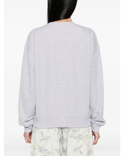 Maison Kitsuné White Handwriting Comfort Sweatshirt