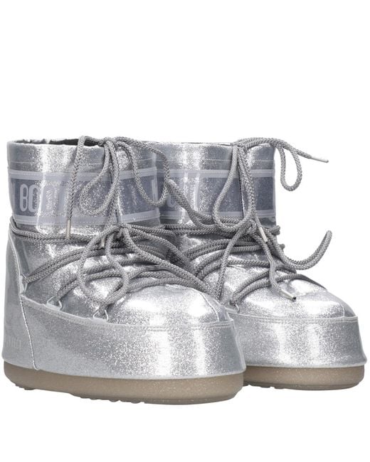 Moon Boot Gray Boots