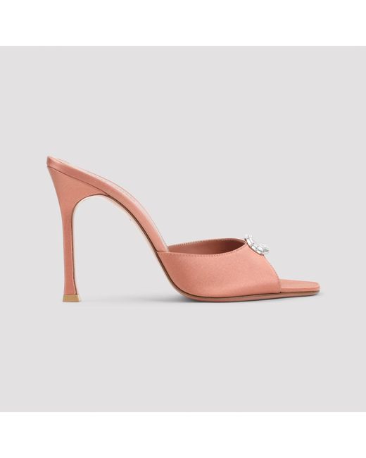 AMINA MUADDI Pink Mini Camelia Slipper