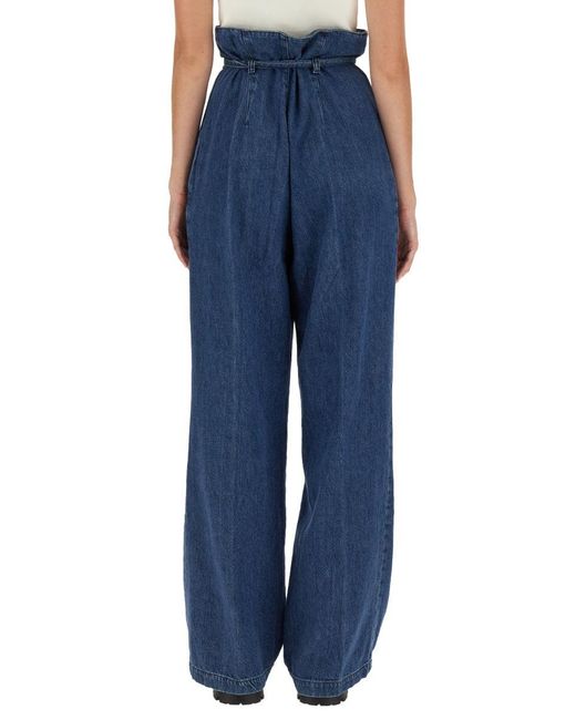 Boyish Blue Palazzo Pants