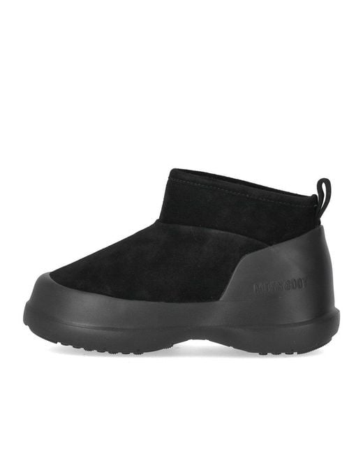 Moon Boot Black Luna Low Ankle Boot for men
