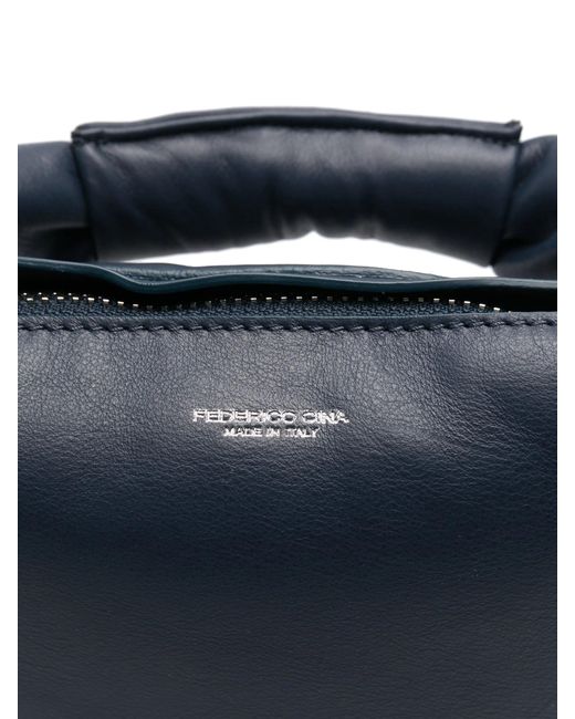 FEDERICO CINA Black Midi Tortellino Bag