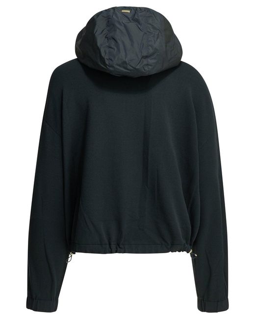 Herno Black Hoodie