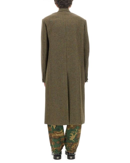 Givenchy Green Oversize Coat for men