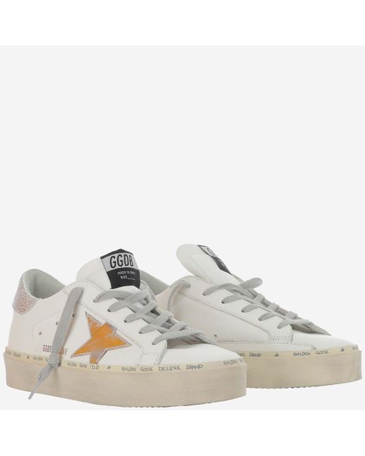 Golden Goose Deluxe Brand White Goldener Gans