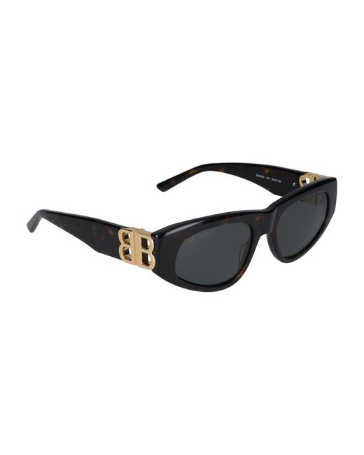 Balenciaga Sonnenbrille BB0095 S 002 Havanna Gold Green /19/135 in Black für Herren