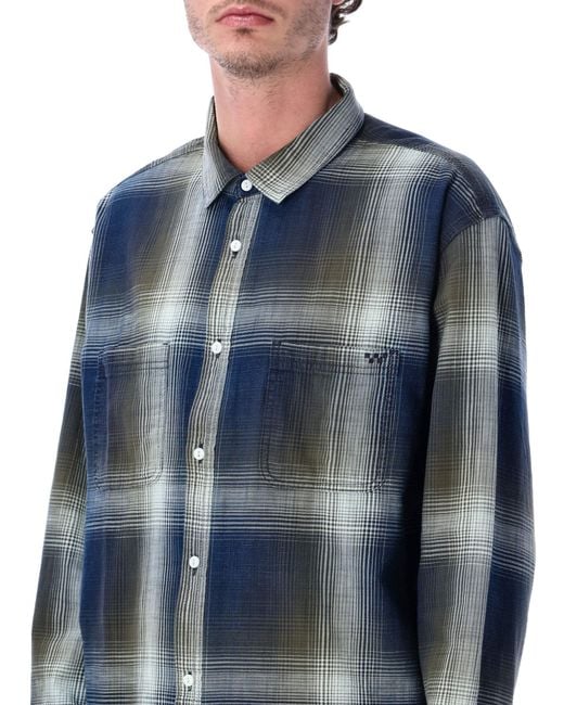 Vans Blue Check Shirt for men