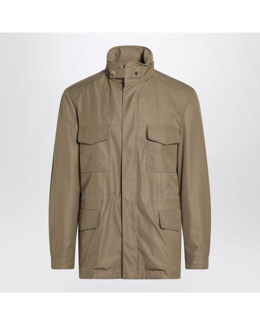 Loro Piana Green Traveller Field Jacket for men