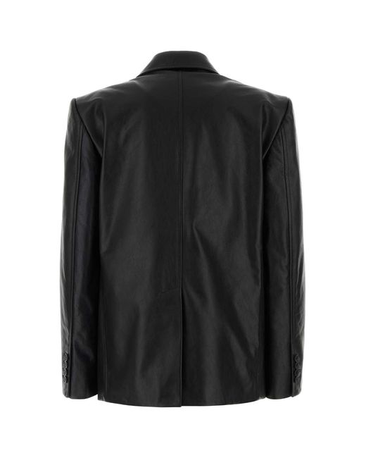 Balenciaga Black Leather Jacket