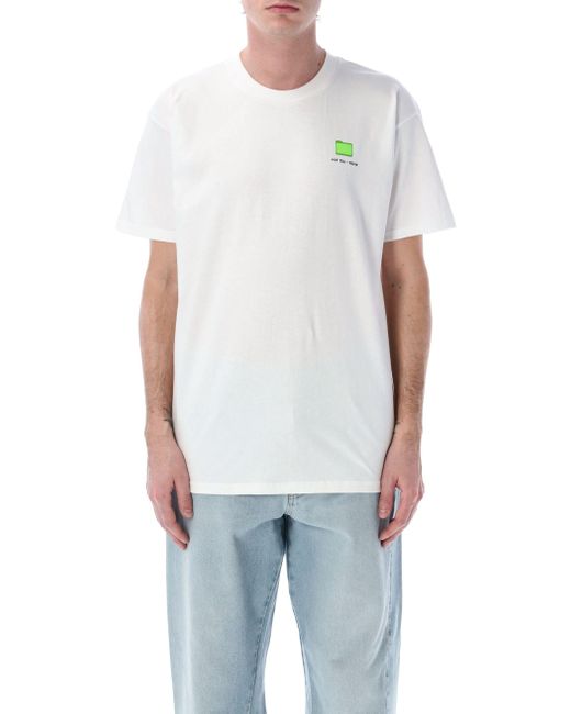 Huf T Shirts En Polos Wit in het White voor heren