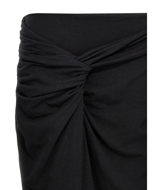 ROTATE BIRGER CHRISTENSEN Roteer Birger Christensen 'gemonteerde Gedraaide' Rok in het Black