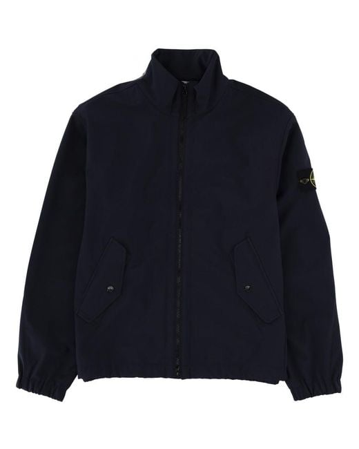 Stone Island Blue Light Soft Shell-R E. Dye Technology for men