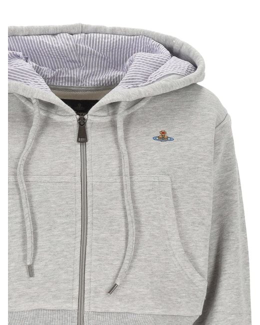 Vivienne Westwood Gray Leo Hoodie