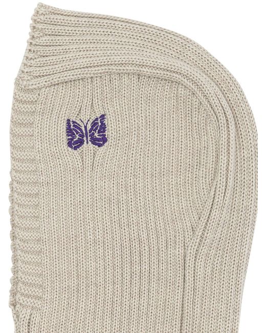Needles Natural Merino Wool Balaclava for men