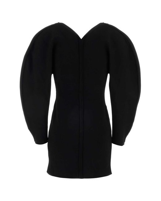 Givenchy Black Cocoon Sleeve Mini Dress