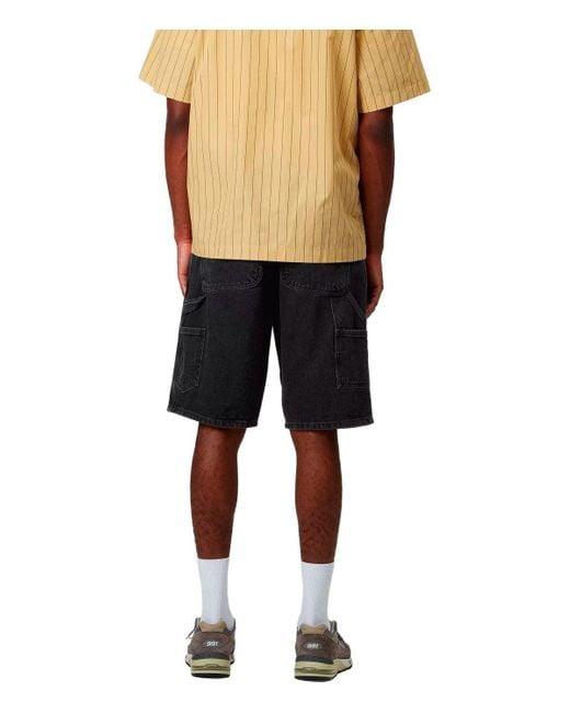 Carhartt Gray Single Knee Bermuda Shorts for men