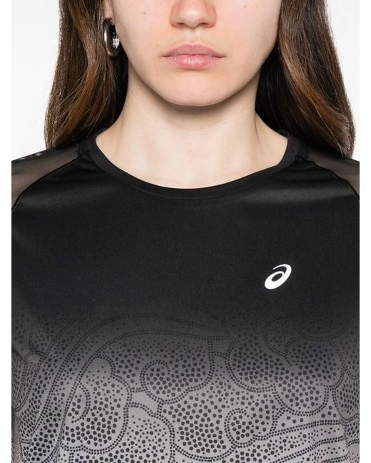Asics Black Road Fade Ss Top