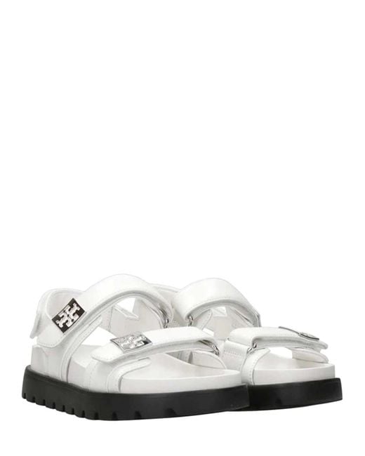 Tory Burch White Mellow Sandal