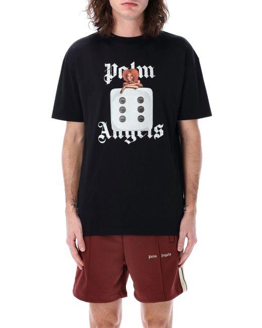 Palm Angels Palm Engelen T Shirts En Polos Zwart in het Black voor heren