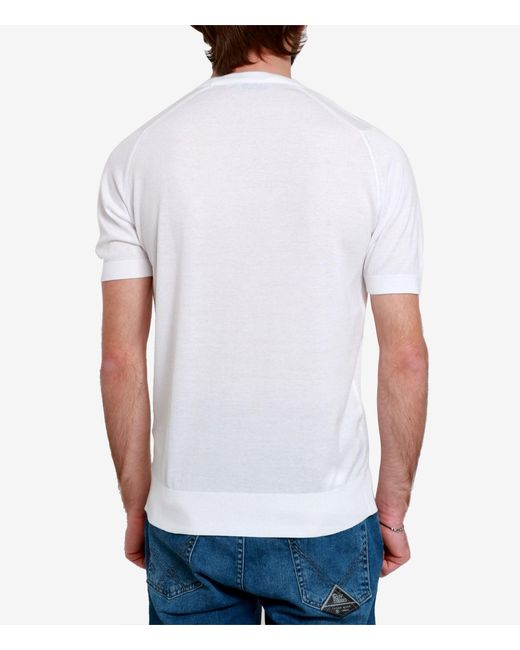 John Smedley White Sweaters