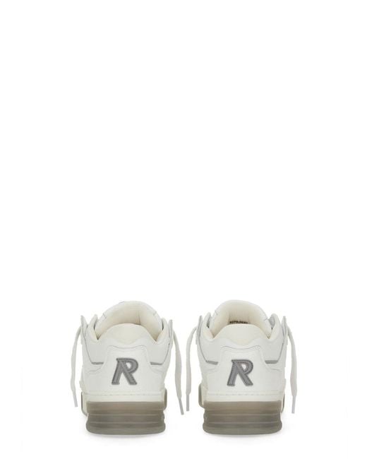 Represent White Solid Studio Sneakers for men