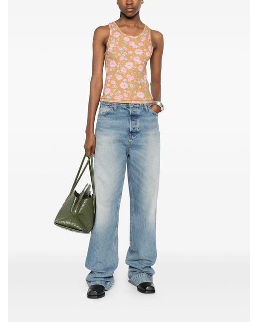 DIESEL Pink T-Fiore Top