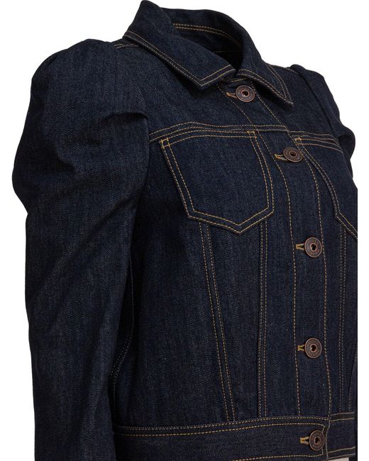 Alexander McQueen Blue Jackets & Coats