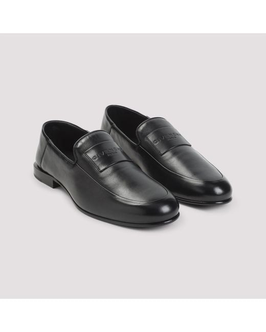 Givenchy Black Lamb Leather Loafers