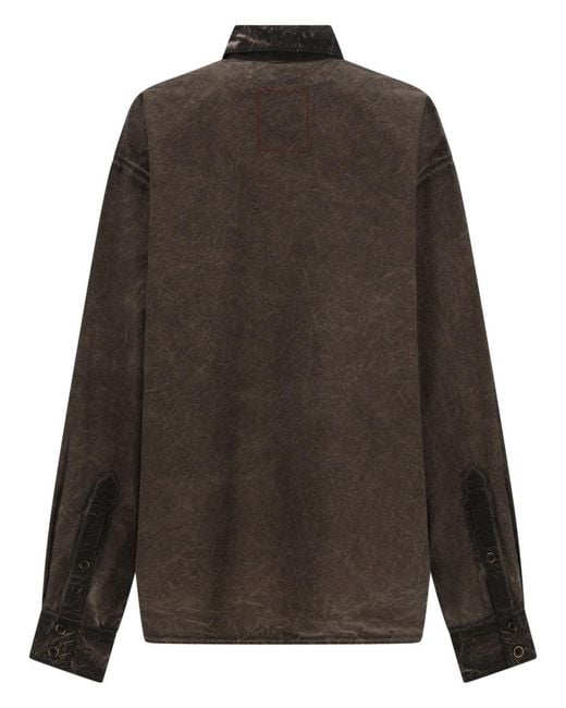 Uma Wang Black Tavis Shirt for men