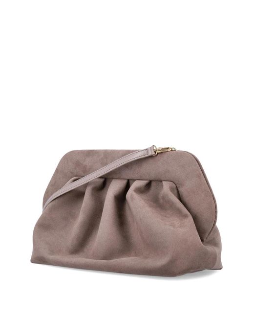 THEMOIRÈ Brown Bios Plissee Handtasche