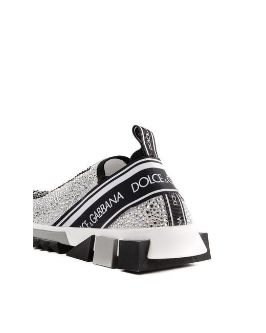 Sorrento Slip On Sneakers Dolce & Gabbana de color White