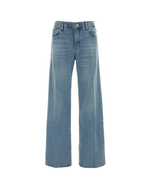 FRAME Blue Denim The Stroll Jeans