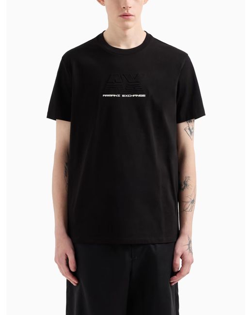 ARMANI EXCHANGE T Shirts En Polos Zwart in het Black voor heren
