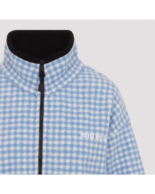 Miu Miu Blue Blouson