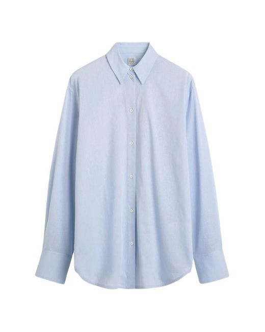 Totême  Oversized Blouse in het Blue