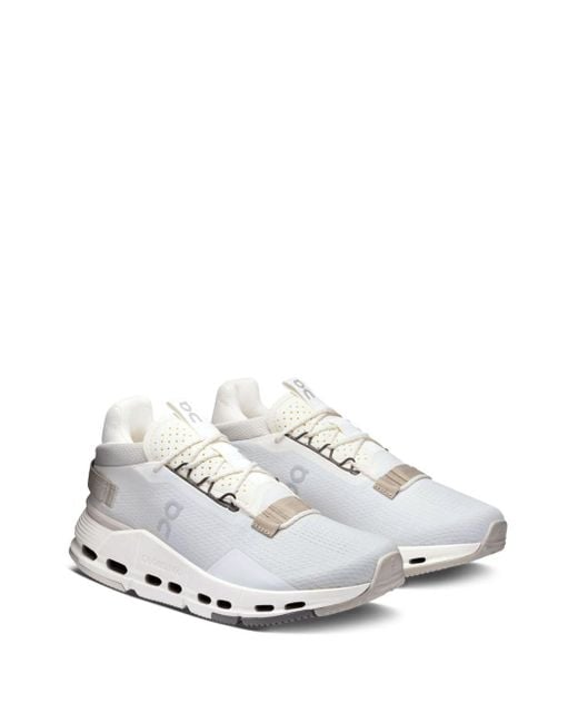 On Shoes White Running Cloudnova 2 Trainers