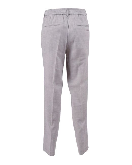 Peserico Gray Trousers