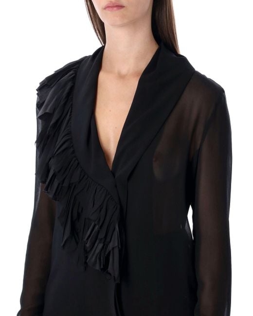 Alberta Ferretti Black T -Shirts und Polos schwarz