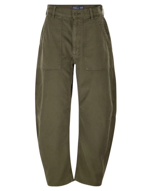 Polo Ralph Lauren Green Ricky Tapered-Fit Trousers