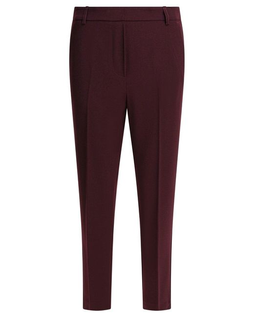Semler Broek Met Elastische Taille in het Purple