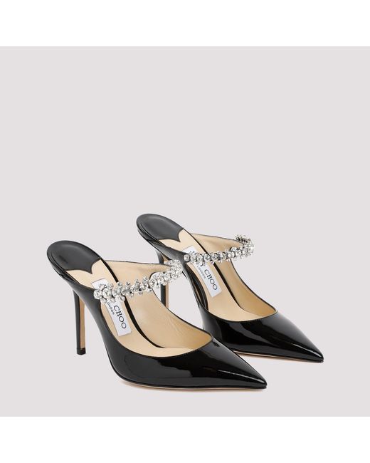 Jimmy Choo Black Bing 100 Patent Pump
