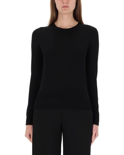 Theory Black Wool Jersey